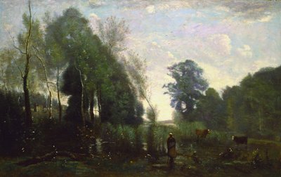 Mañana brumosa, c.1865 de Jean Baptiste Camille Corot